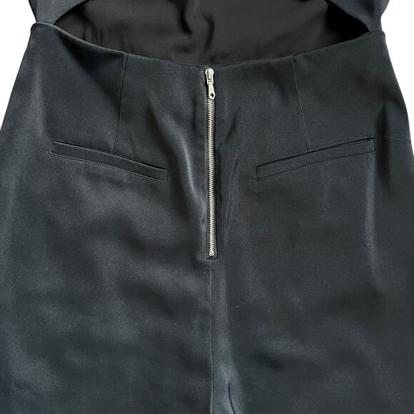 Rebecca Minkoff Black Cutout Sleeveless V-Neck Jumpsuit Size 6 - Picture 9 of 13